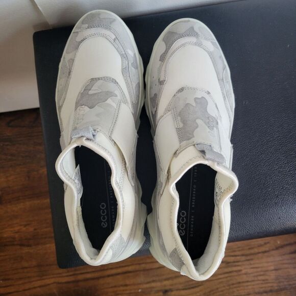 Ecco Sport MX Low Women's Size EU 37/US 6-6.5 White Camo Trail Shoes NEW - Picture 6 of 11